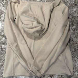 GapFit Hoodie Sweatshirt Cream Beige Size Medium Athleisure